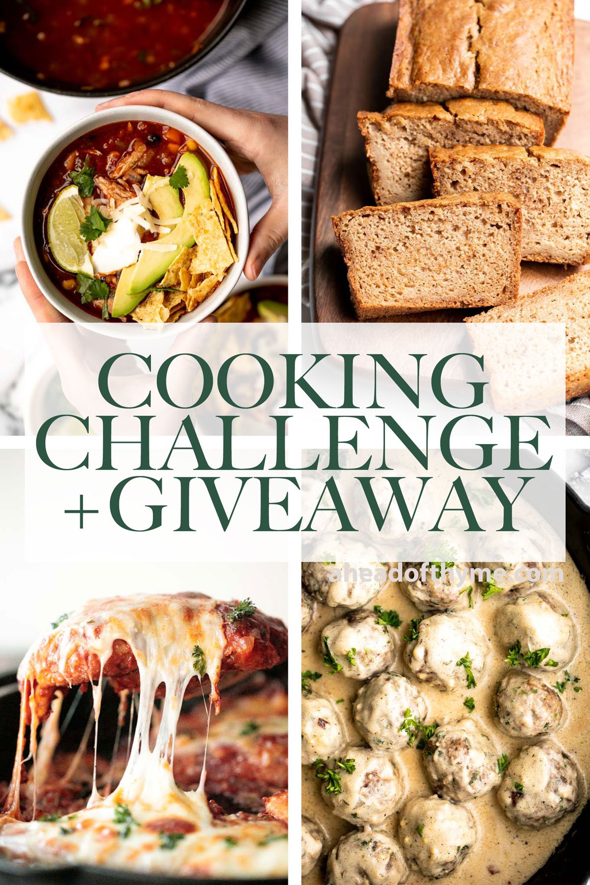 Monthly Cooking Challenge and Giveaway