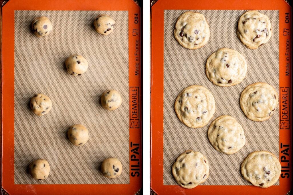 Homemade chocolate chip cookies are soft and chewy, have perfectly crisp edges, and are loaded with chocolate chips. This classic cookie is quick and easy. | aheadofthyme.com