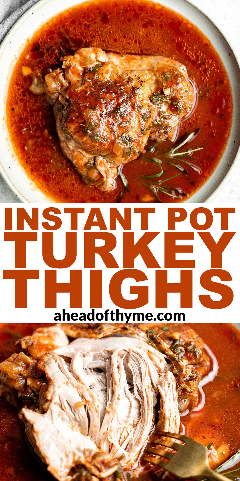 Instant Pot Turkey Thighs