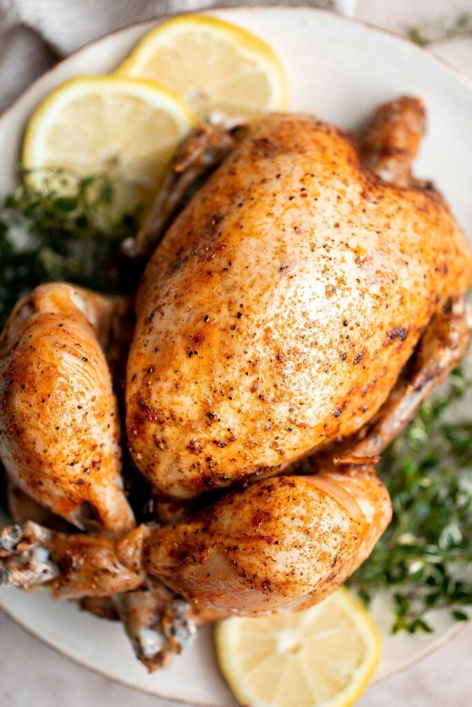 Crock Pot Whole Chicken (Easy & Juicy!) - Wholesome Yum