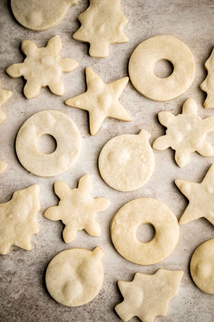 Cut Out Shortbread Cookies Ahead of Thyme