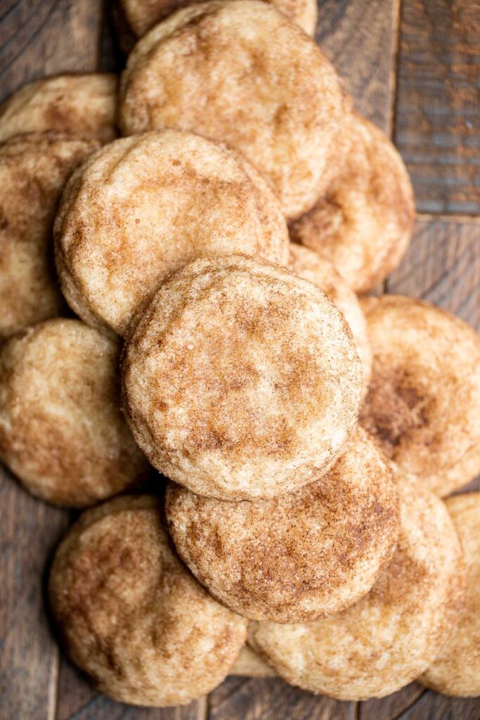 Snickerdoodles are a classic holiday cookie that are soft, puffy, and chewy with crisp edges and a cinnamon-sugar coating. Easy to make and easy to eat. | aheadofthyme.com