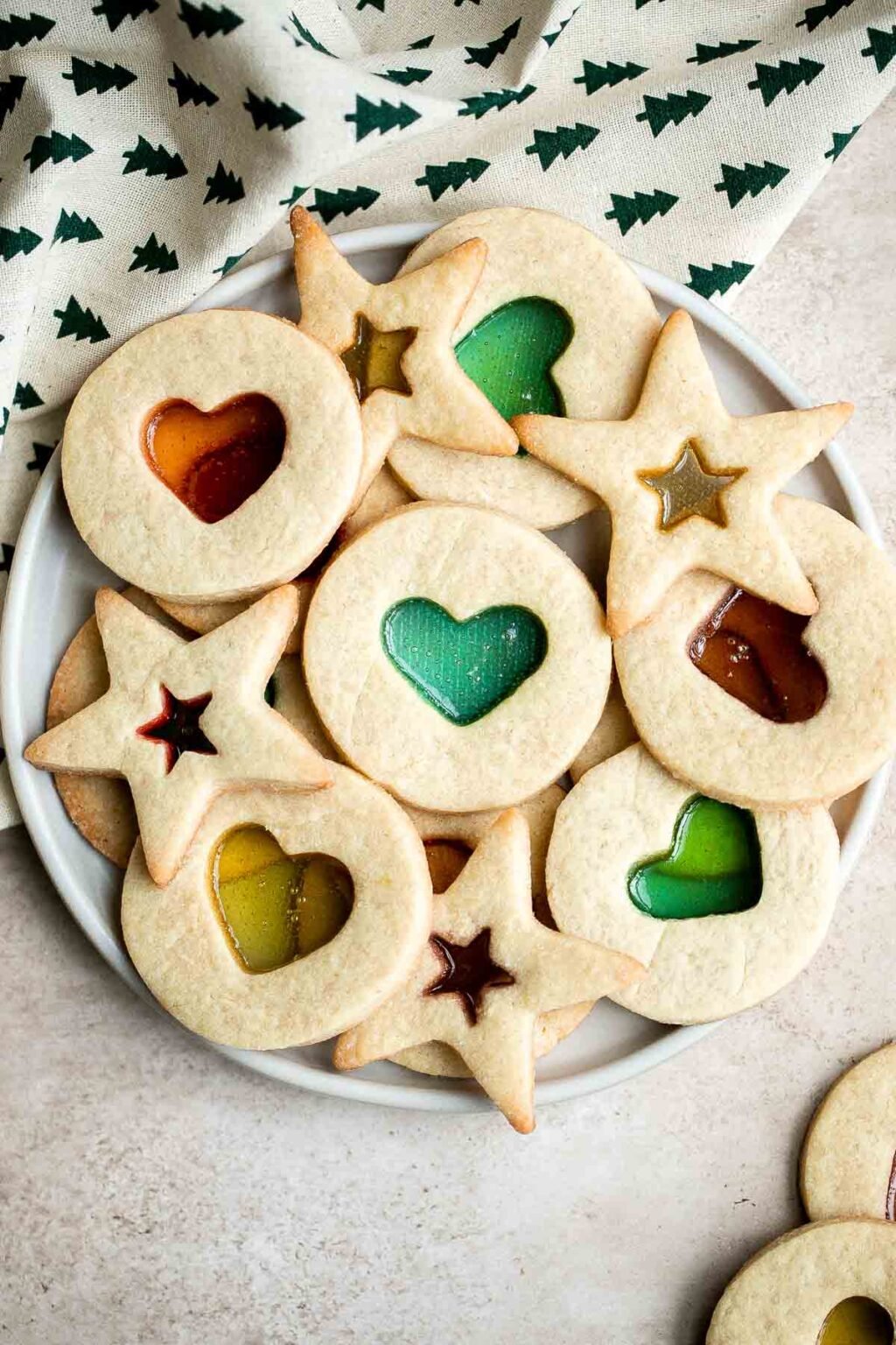 Stained Glass Window Cookies Ahead of Thyme