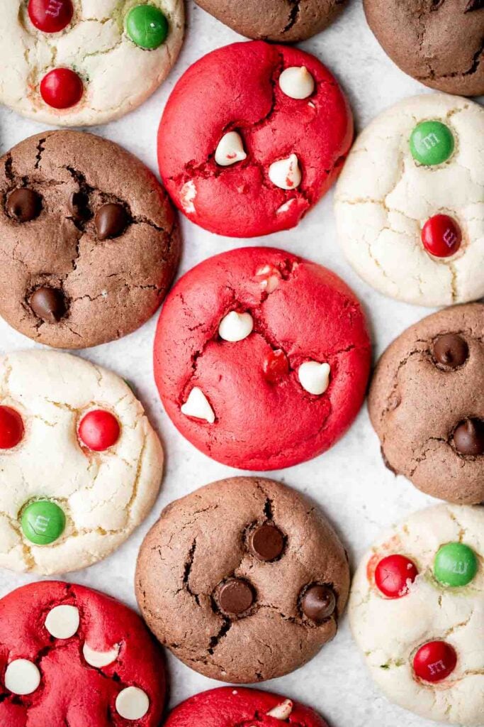 Cake mix cookies are the easiest cookies to bake with just three simple ingredients in 20 minutes! Mix and match different cake mix flavors and add-ins. | aheadofthyme.com