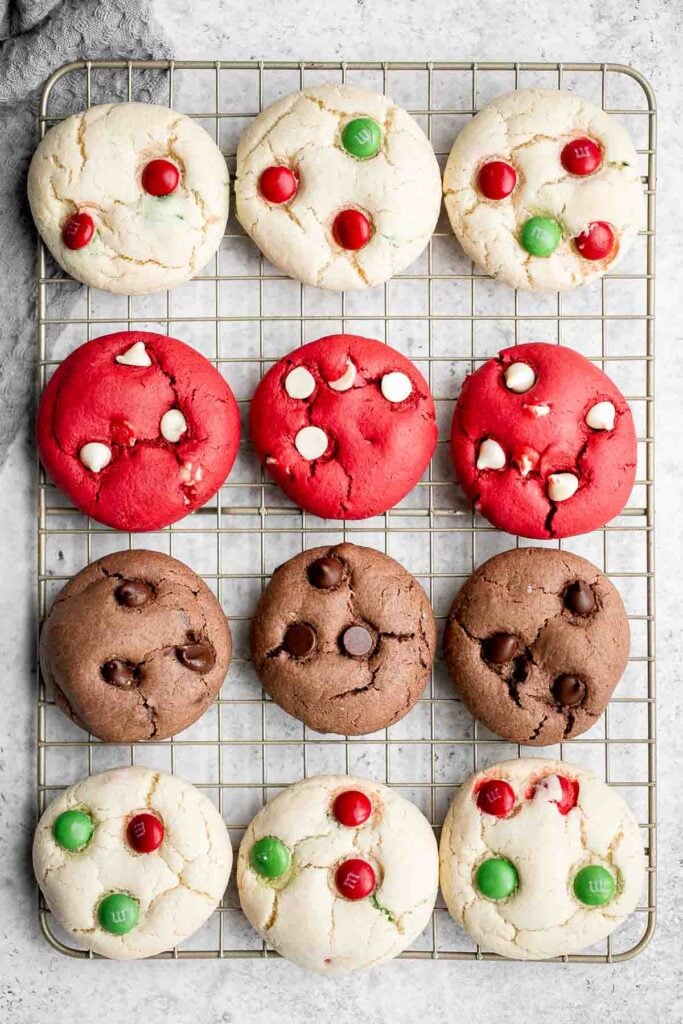 Cake mix cookies are the easiest cookies to bake with just three simple ingredients in 20 minutes! Mix and match different cake mix flavors and add-ins. | aheadofthyme.com