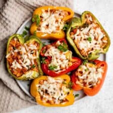 Chicken Parmesan Stuffed Peppers-image