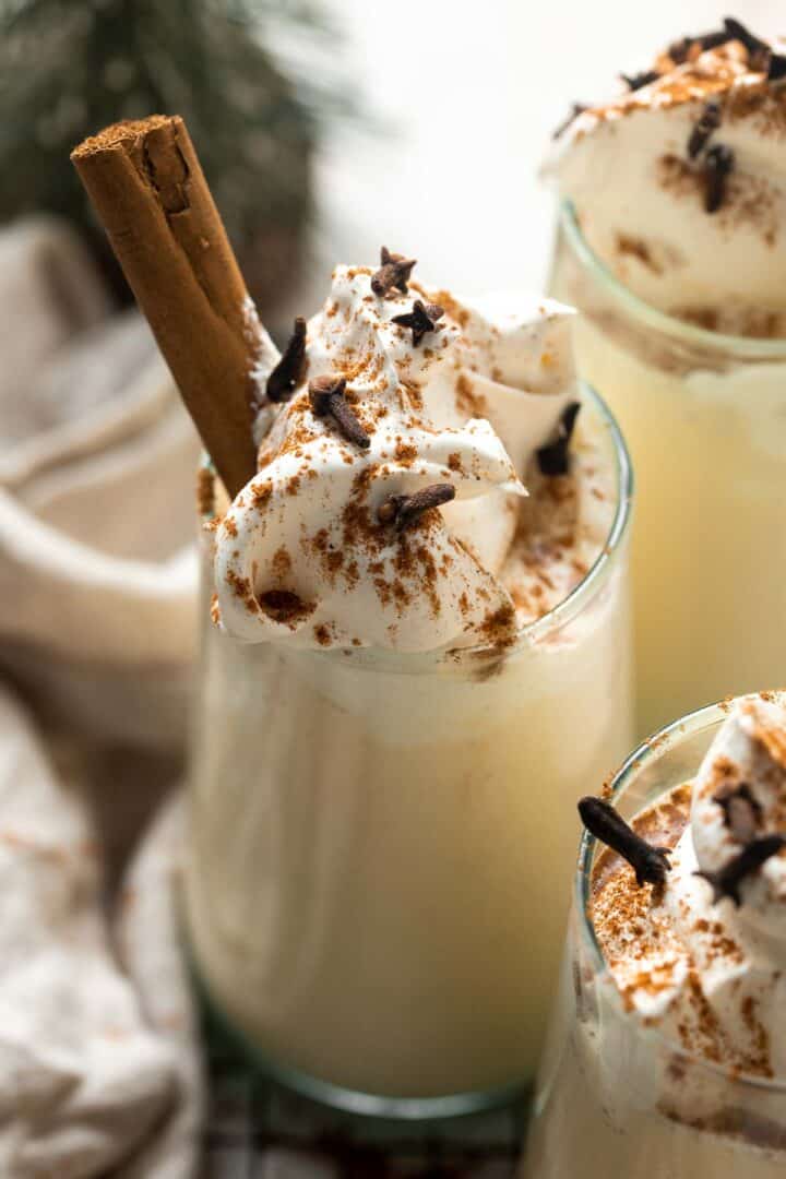 NonAlcoholic Homemade Eggnog Ahead of Thyme