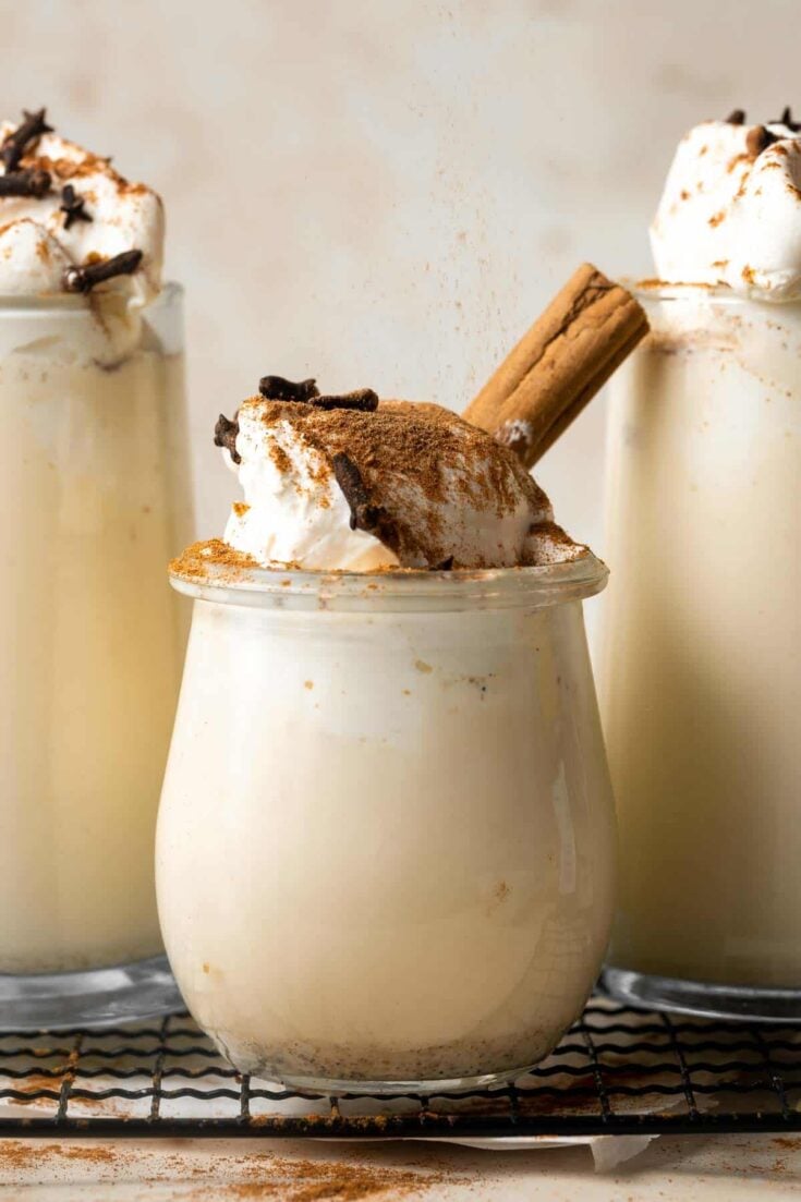 NonAlcoholic Homemade Eggnog Ahead of Thyme