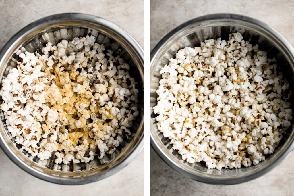 Homemade popcorn from scratch is quick and easy to make, a delicious and healthy snack, and is completely customizable with your favorite seasonings. | aheadofthyme.com