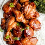 Teriyaki chicken is a quick easy chicken stir fry that is delicious, flavorful, healthy, and better and faster than takeout. Perfect for busy weeknights. | aheadofthyme.com