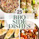 Over 25 best BBQ side dishes including summer salads, roasted vegetables, potato side dishes, creamy pasta, bread, and more for your summer cookout. | aheadofthyme.com
