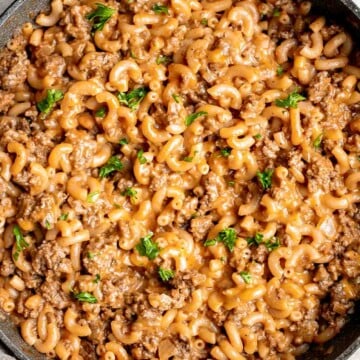 Homemade hamburger helper is a family favorite but you can make a cheaper, healthier, and way tastier version at home, ready in just 30 minutes. | aheadofthyme.com