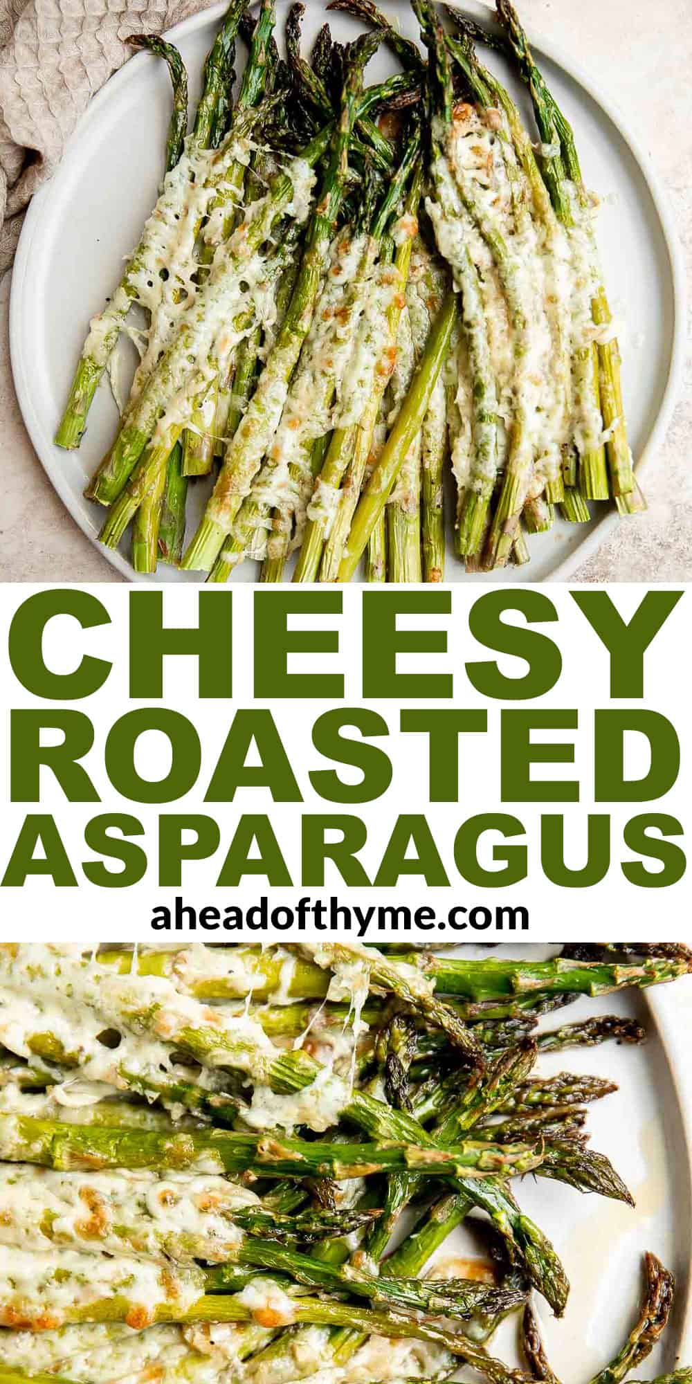 Cheesy Roasted Asparagus