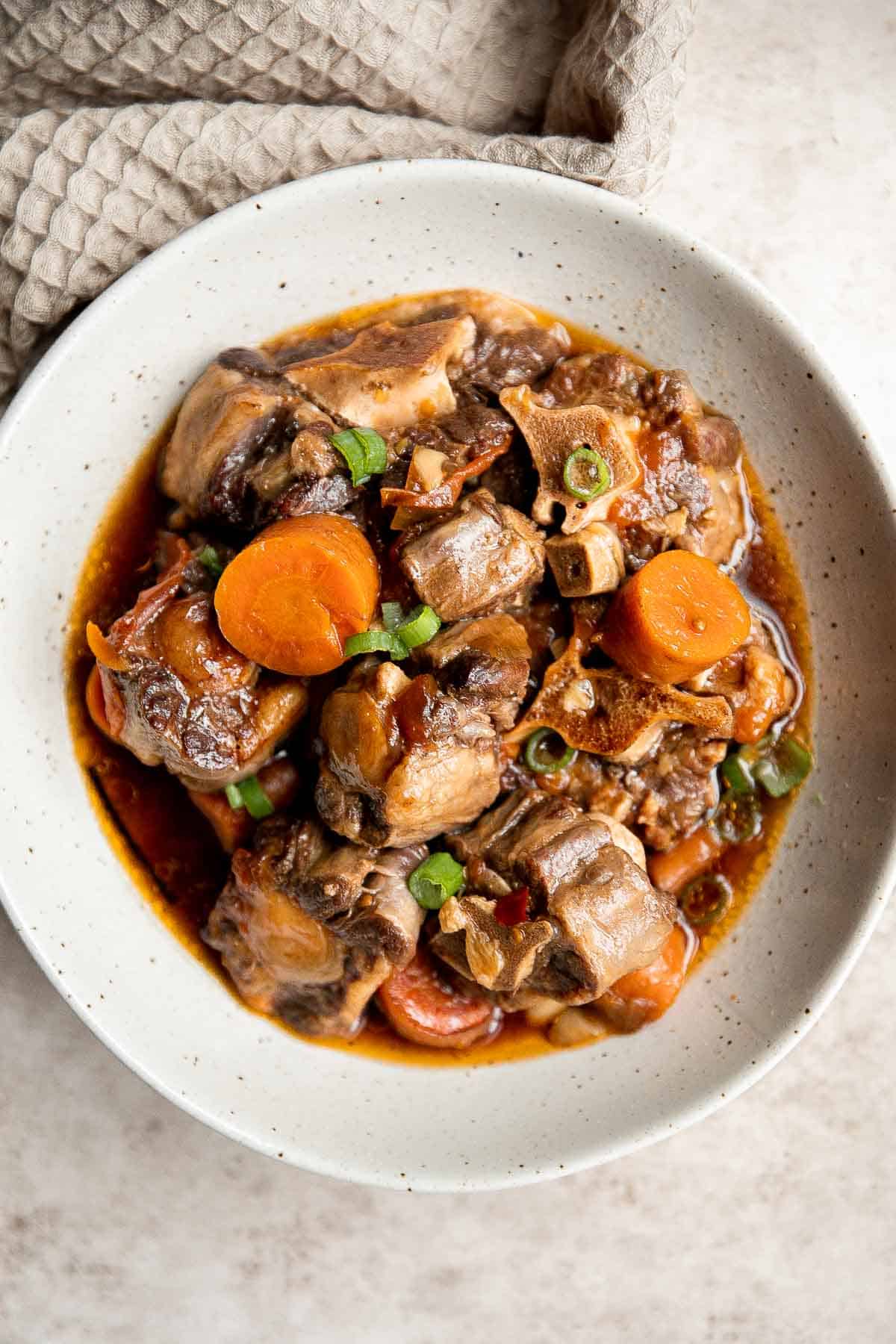 Instant Pot Oxtail Stew - Ahead of Thyme