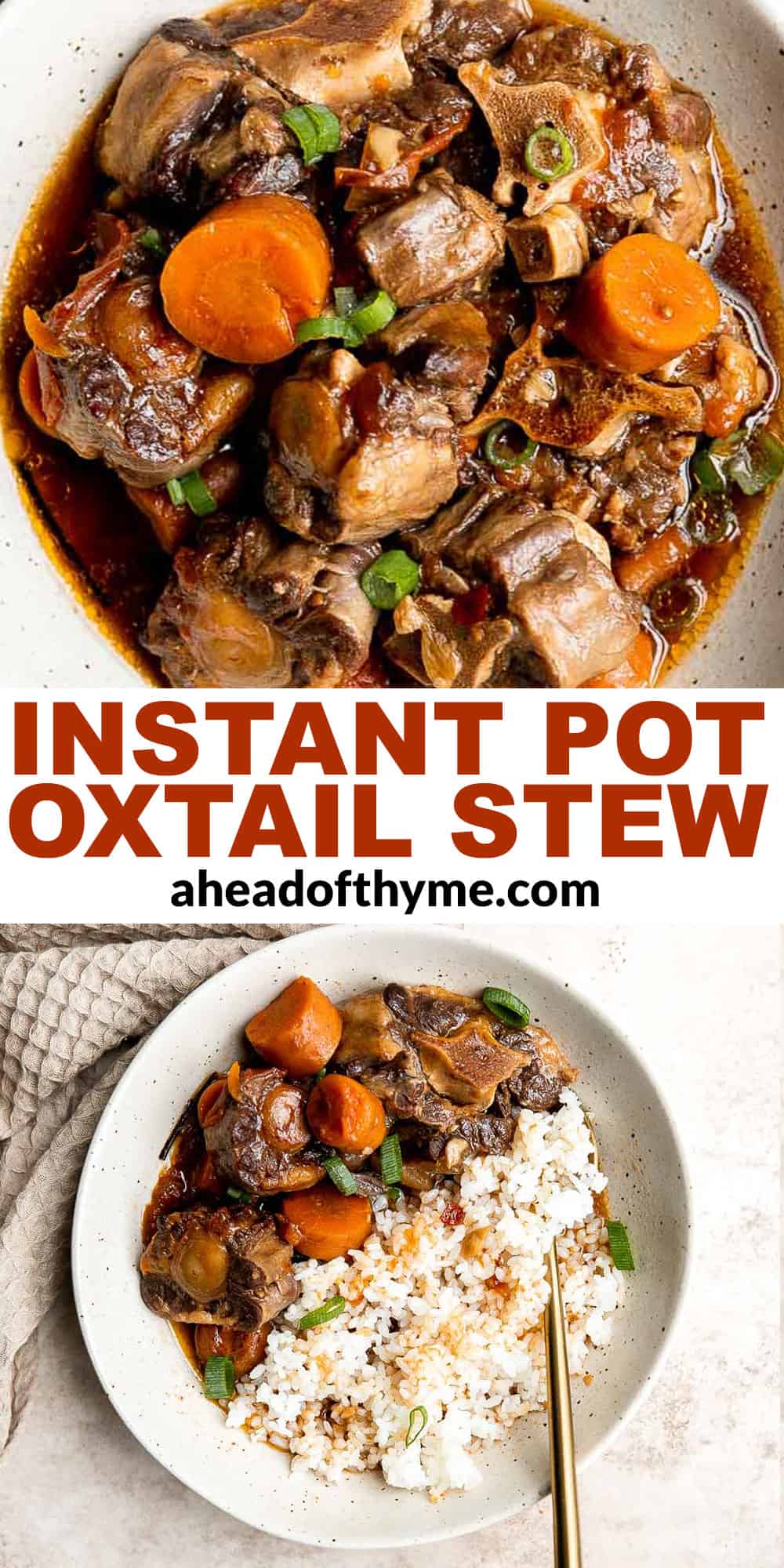 Instant Pot Oxtail Stew