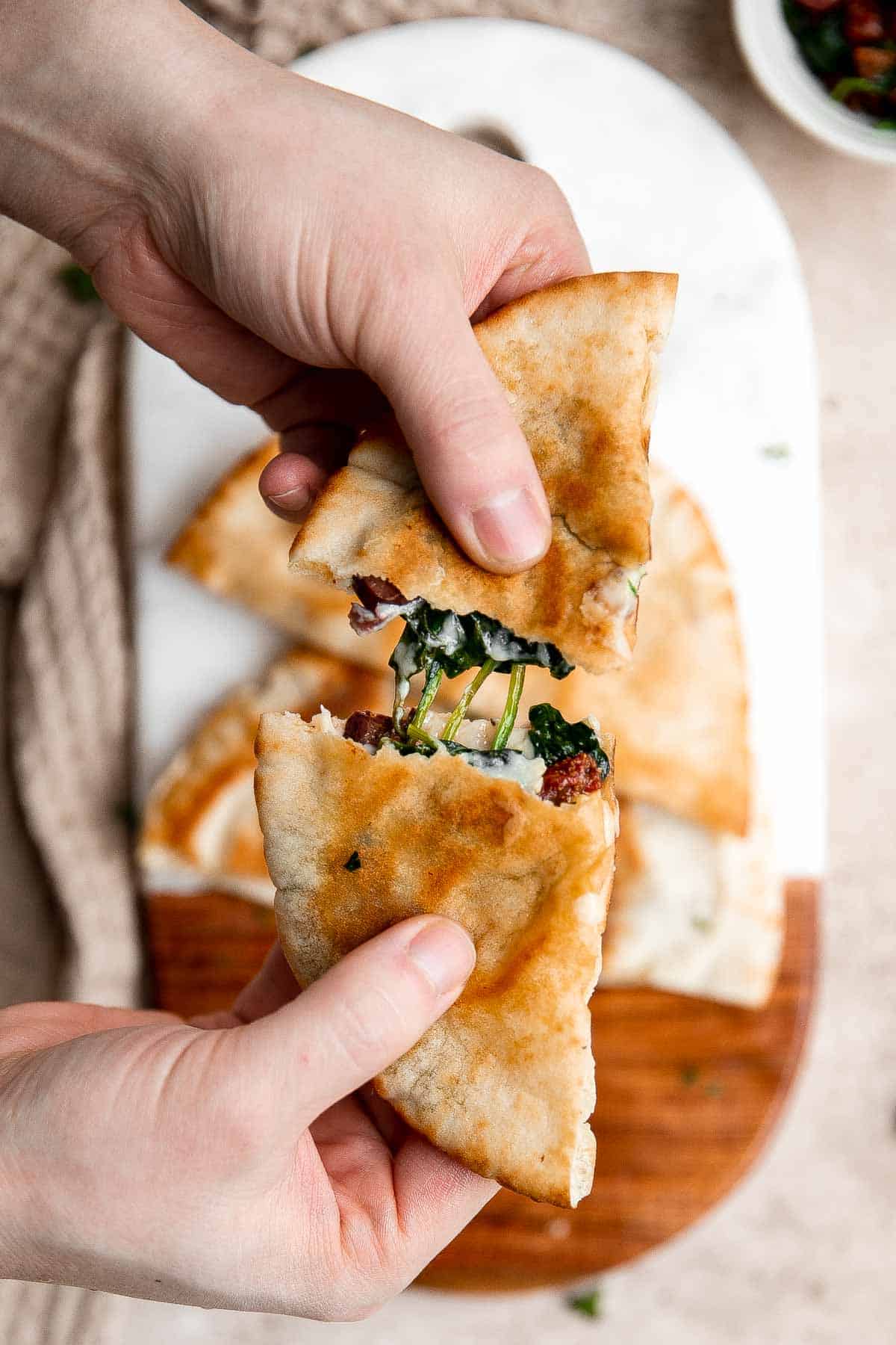 Pita Grilled Cheese Ahead of Thyme