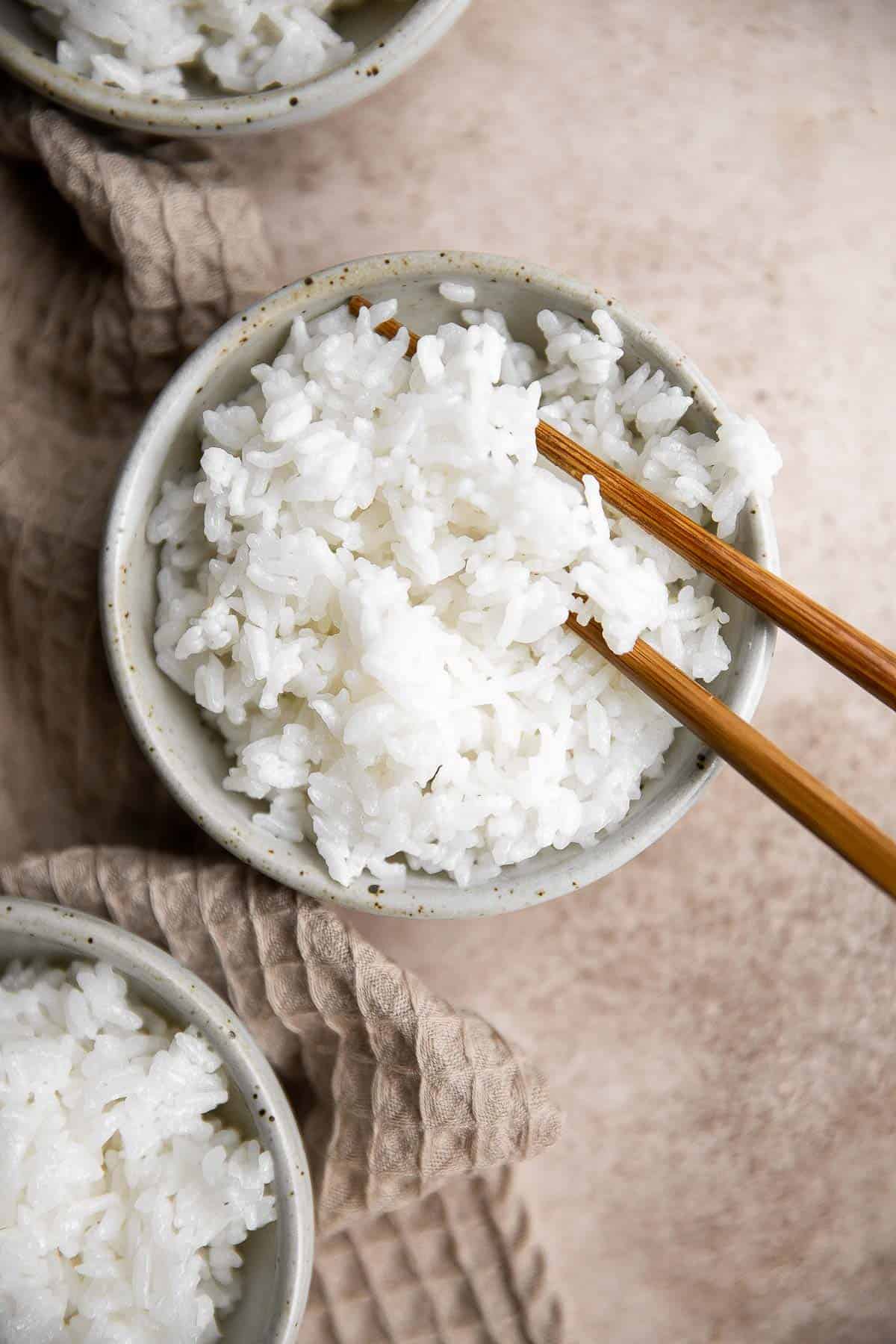 How To Steam Rice 