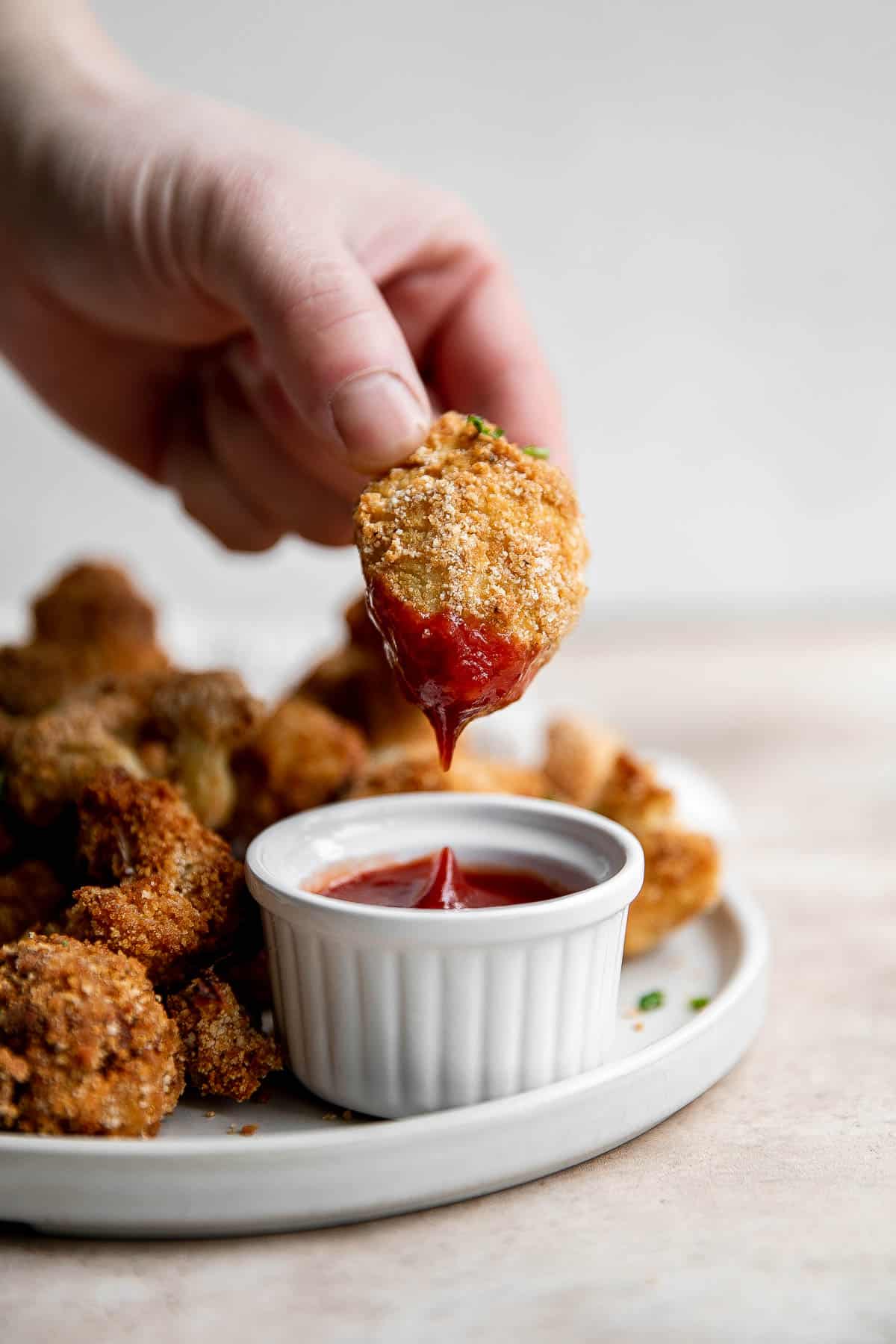 Air Fryer Cauliflower Bites Ahead of Thyme