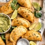 Homemade Beef Empanadas are a celebration of bold Latin-inspired flavors, featuring a savory, spiced ground beef filling wrapped in buttery, flaky pastry. | aheadofthyme.com