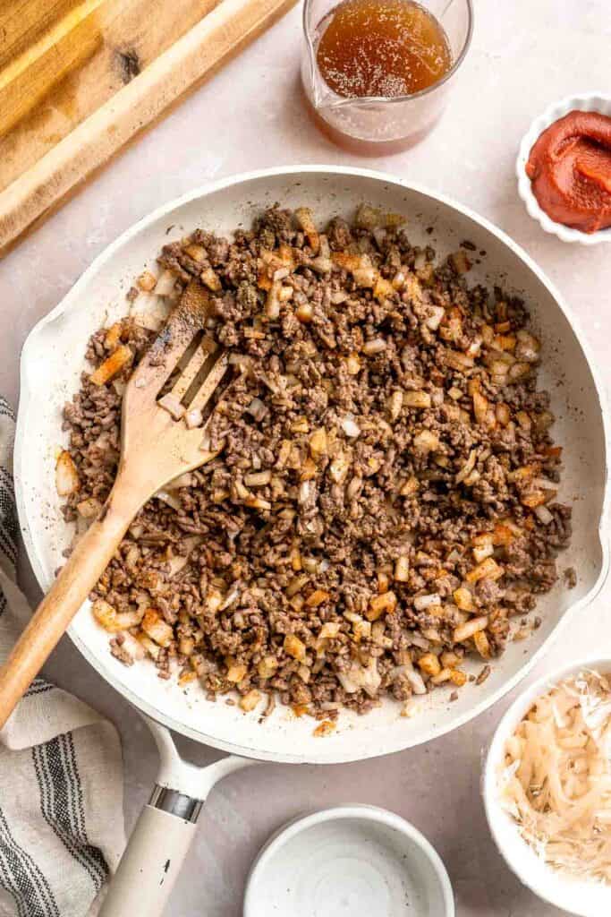 Homemade Beef Empanadas are a celebration of bold Latin-inspired flavors, featuring a savory, spiced ground beef filling wrapped in buttery, flaky pastry. | aheadofthyme.com