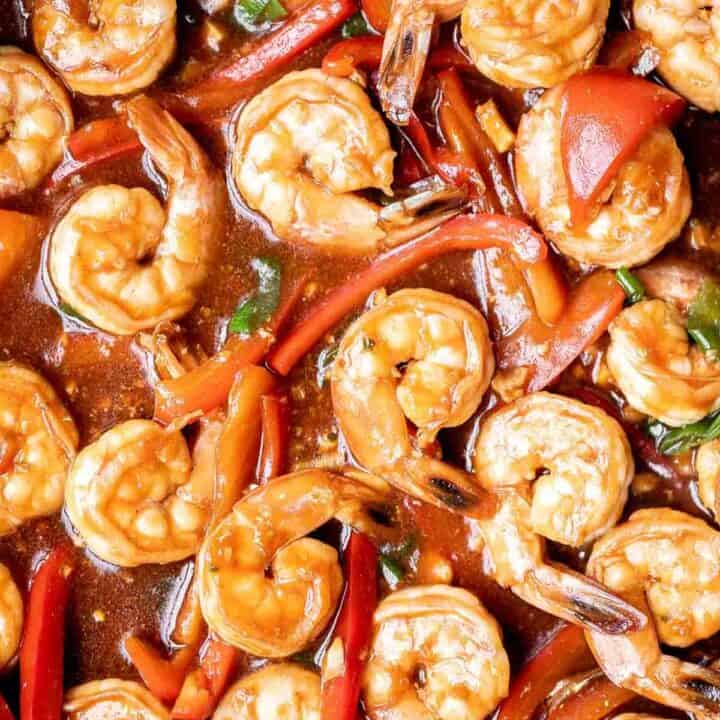 Garlic Shrimp Stir Fry - Ahead of Thyme