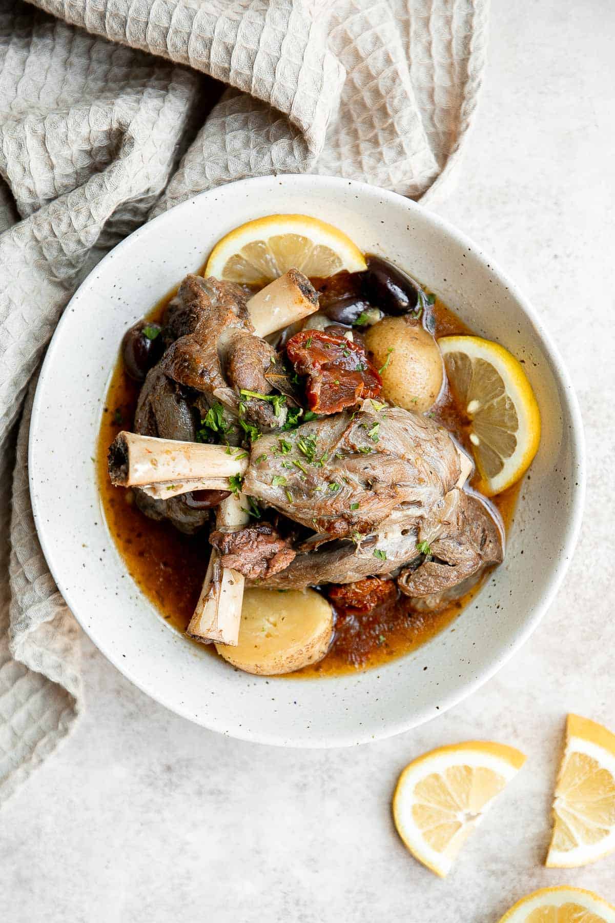 Greek-Style Lamb Shank Recipe - Chef Billy Parisi