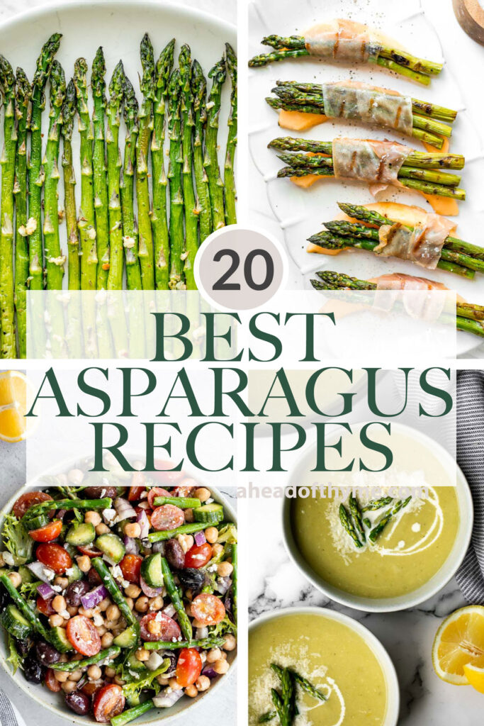 How to cook asparagus with over 20 best asparagus recipes including roasted asparagus, air fryer asparagus, sautéed asparagus, soup, salad, and more. | aheadofthyme.com