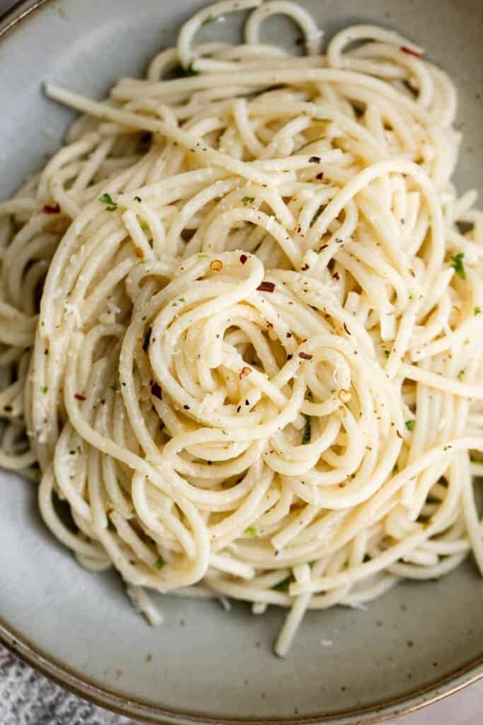 Lemon butter pasta is quick and easy to make, light yet filling, and loaded with flavor. A delicious twist on classic buttered noodles ready in 15 minutes. | aheadofthyme.com