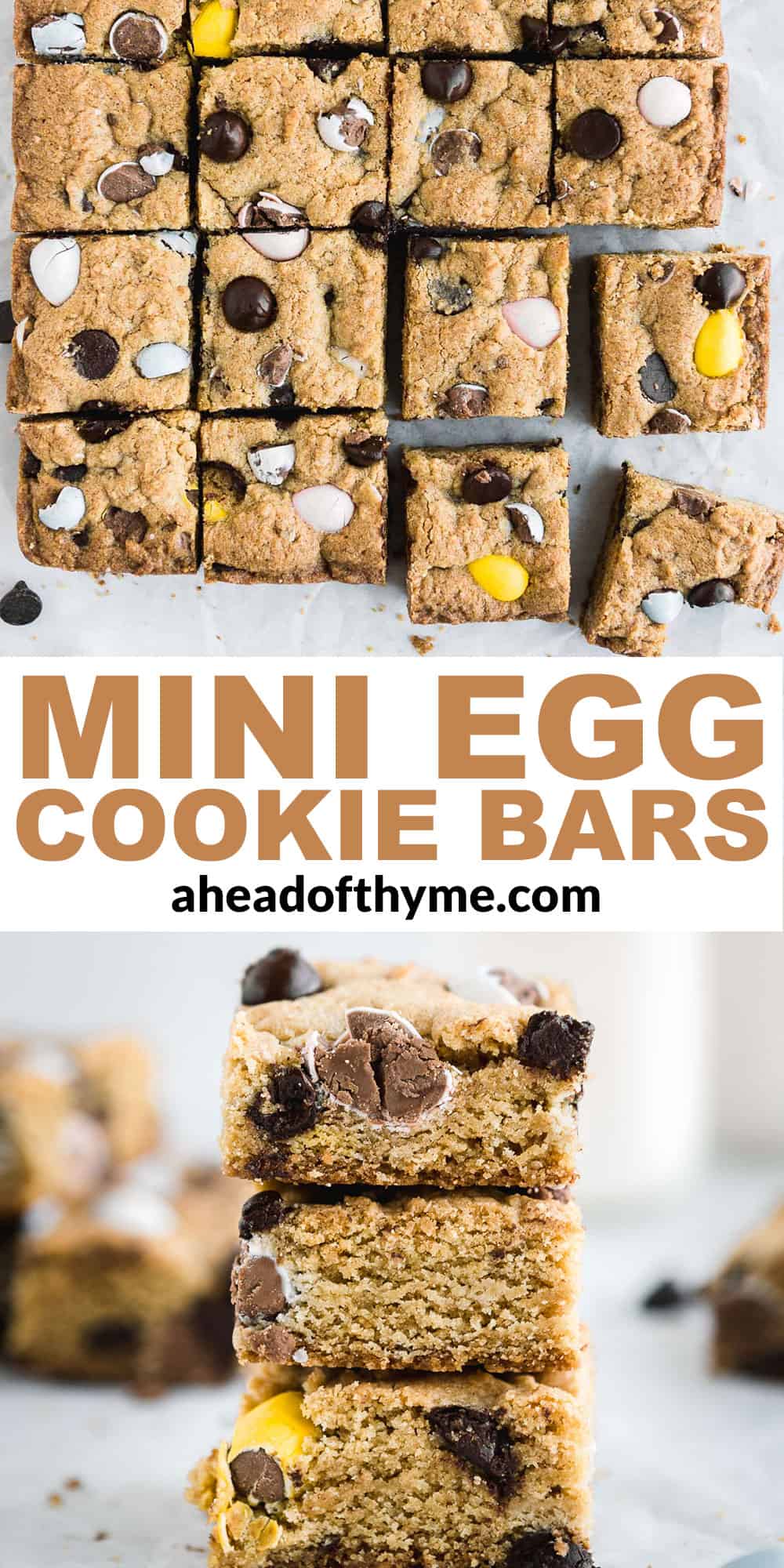 Mini Egg Cookie Bars