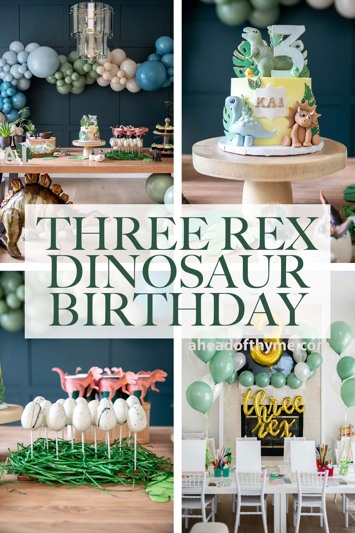 Three rex birthday