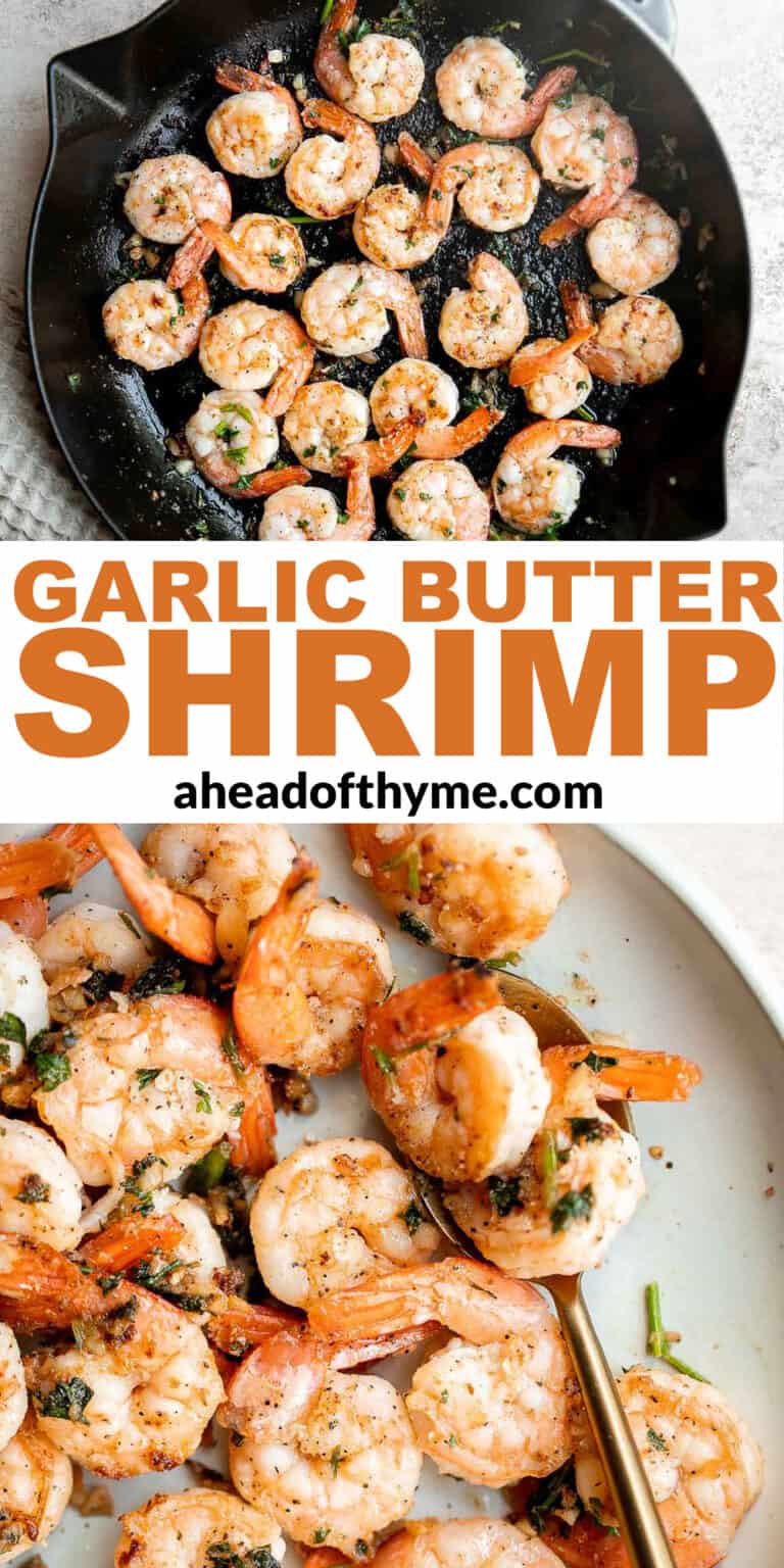 Garlic Butter Shrimp - Ahead of Thyme