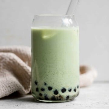 Matcha Milk Tea - Ahead of Thyme