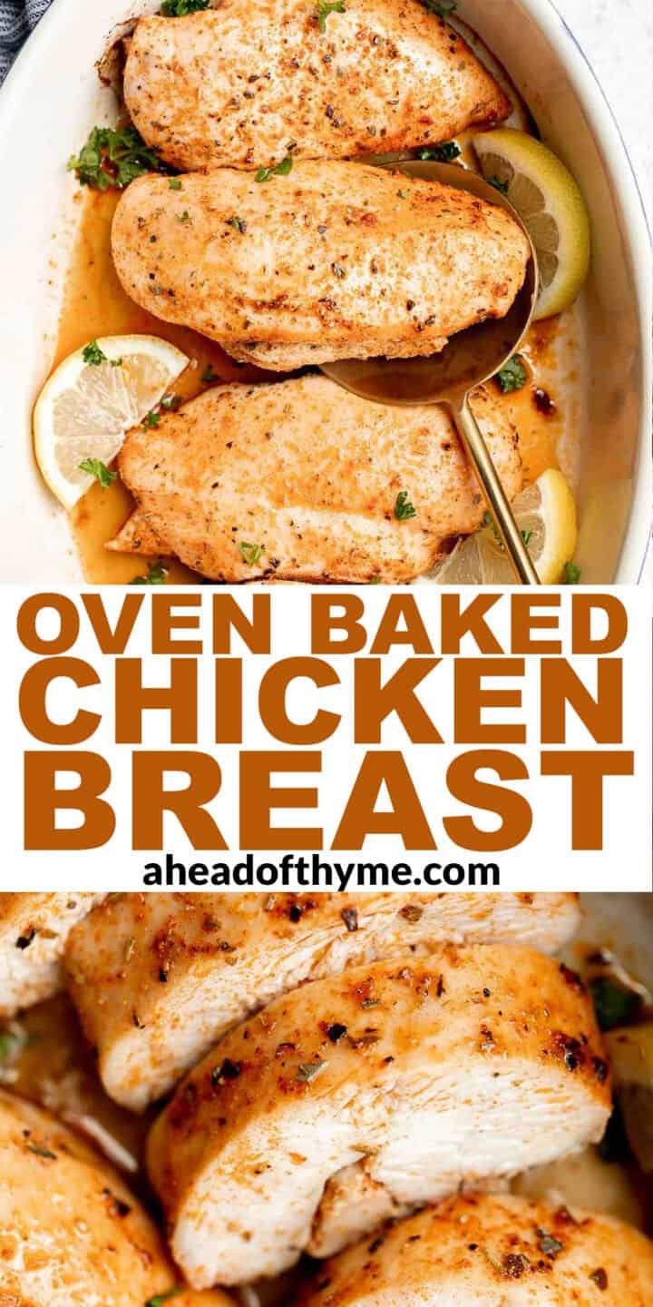 Oven Baked Chicken Breast Ahead of Thyme