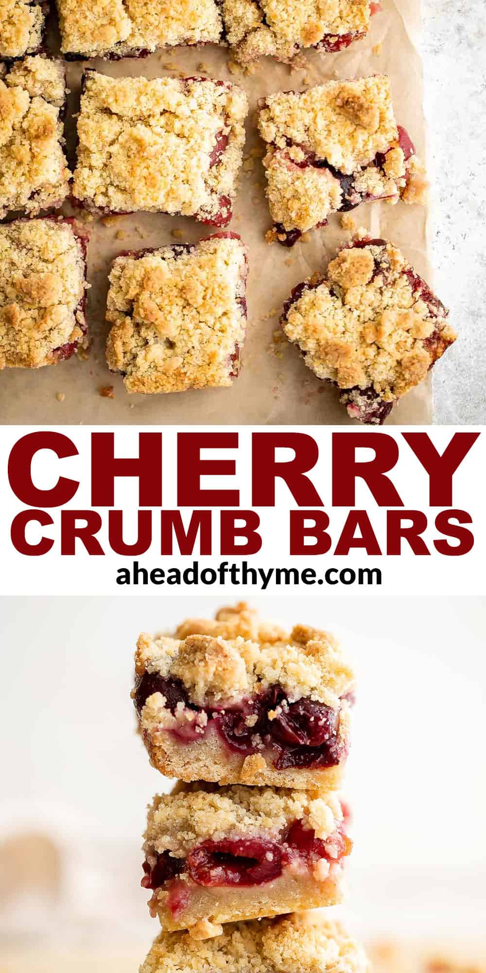 Cherry Crumb Bars