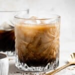 Homemade Iced Latte is refreshing, quick, and delicious. With just 3 simple ingredients and under 5 minutes, it’s the easiest drink you’ll make this summer. | aheadofthyme.com