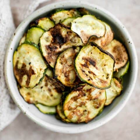 Air Fryer Zucchini Chips - Ahead of Thyme