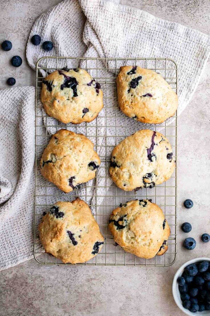 Blueberry Biscuits - Ahead of Thyme