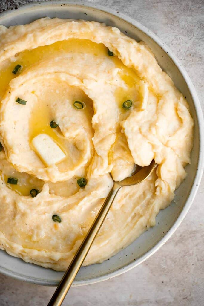 Cheddar Mashed Potatoes - Ahead of Thyme