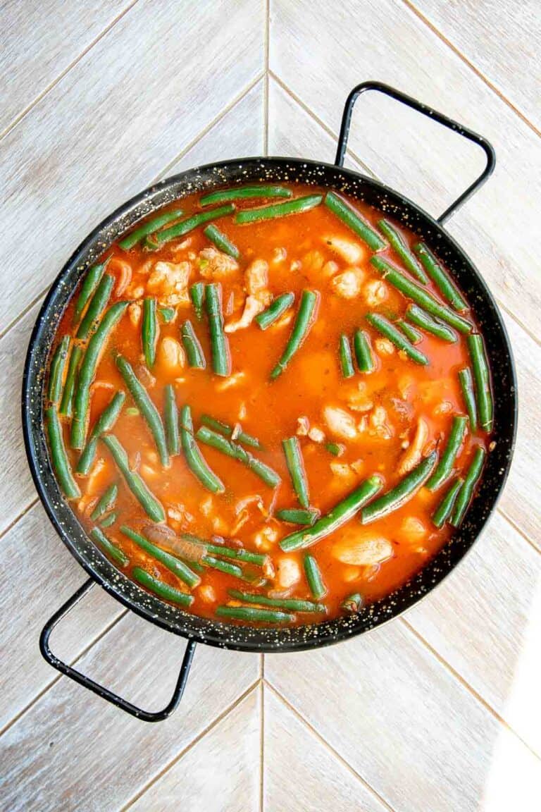 Chicken Paella (Paella Valenciana) Ahead of Thyme