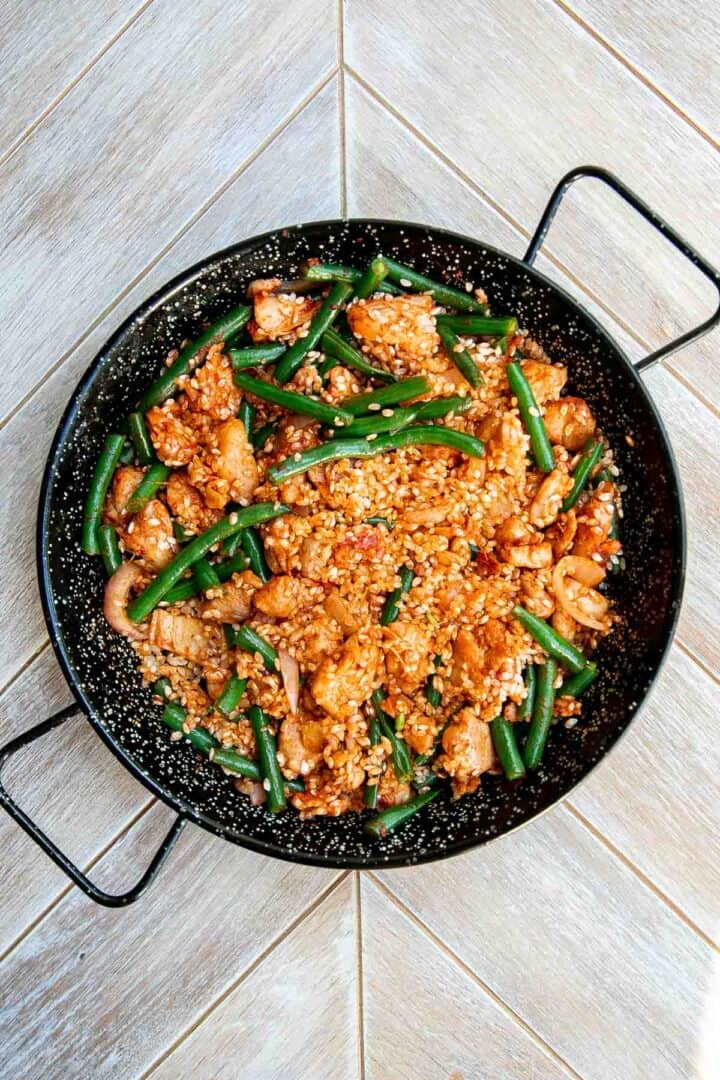 Chicken Paella (Paella Valenciana) Ahead of Thyme