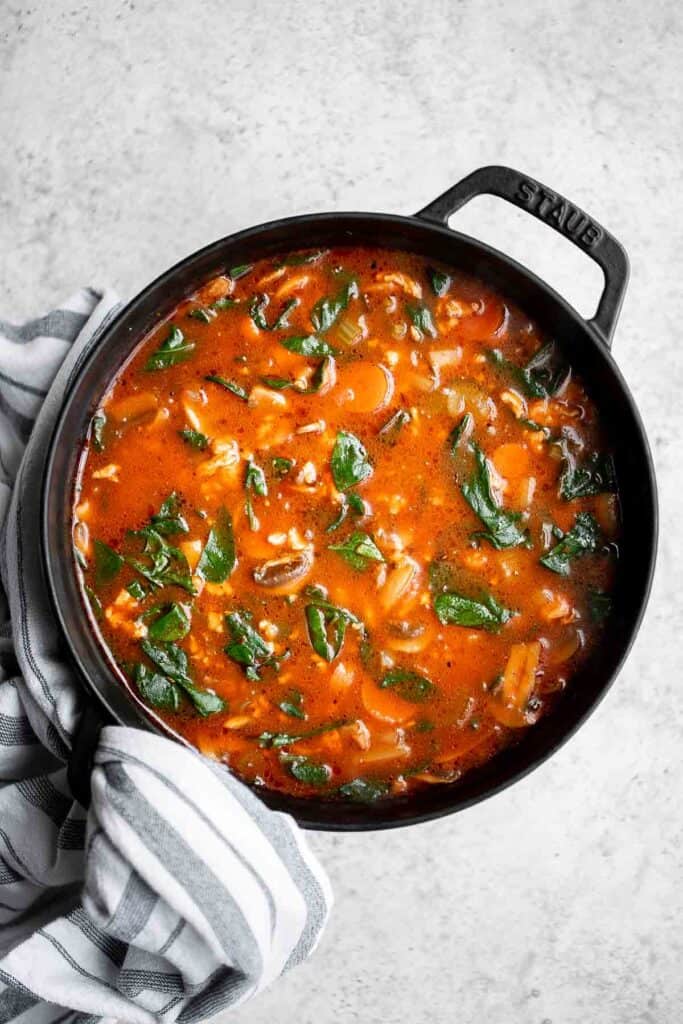 Ground Turkey Soup - Ahead of Thyme