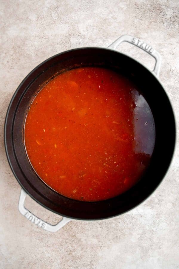 Hamburger Soup with Macaroni (Goulash Soup) - Ahead of Thyme