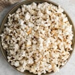 Say goodbye to store-bought popcorn and hello to homemade Kettle Corn — sweet and salty, loved by all, and quick and easy to make with just 4 ingredients. | aheadofthyme.com