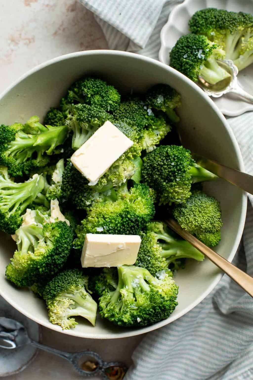Microwave Steamed Broccoli - Ahead of Thyme