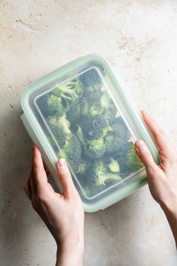Microwave Steamed Broccoli - Ahead of Thyme