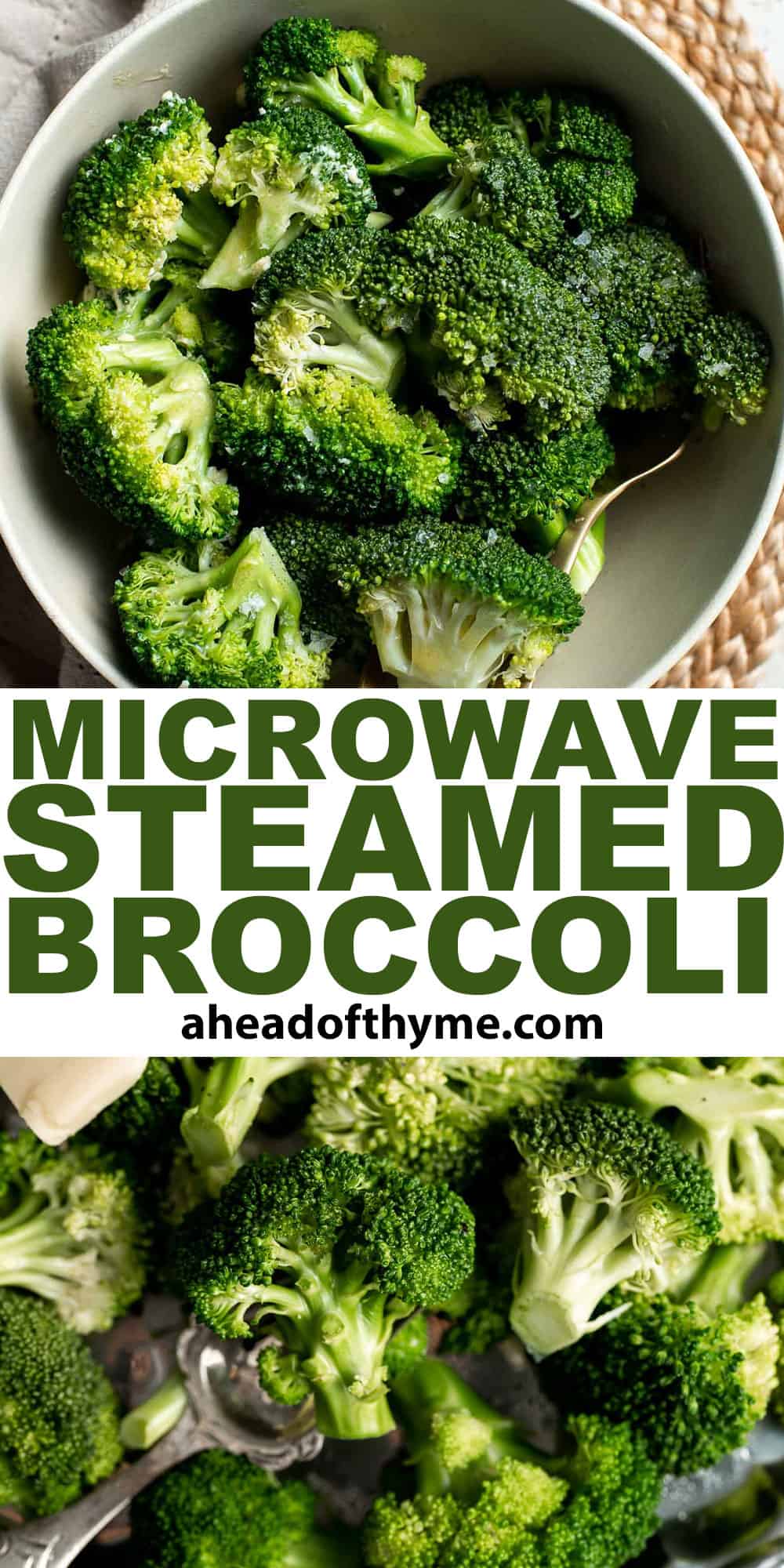 Microwave Steamed Broccoli