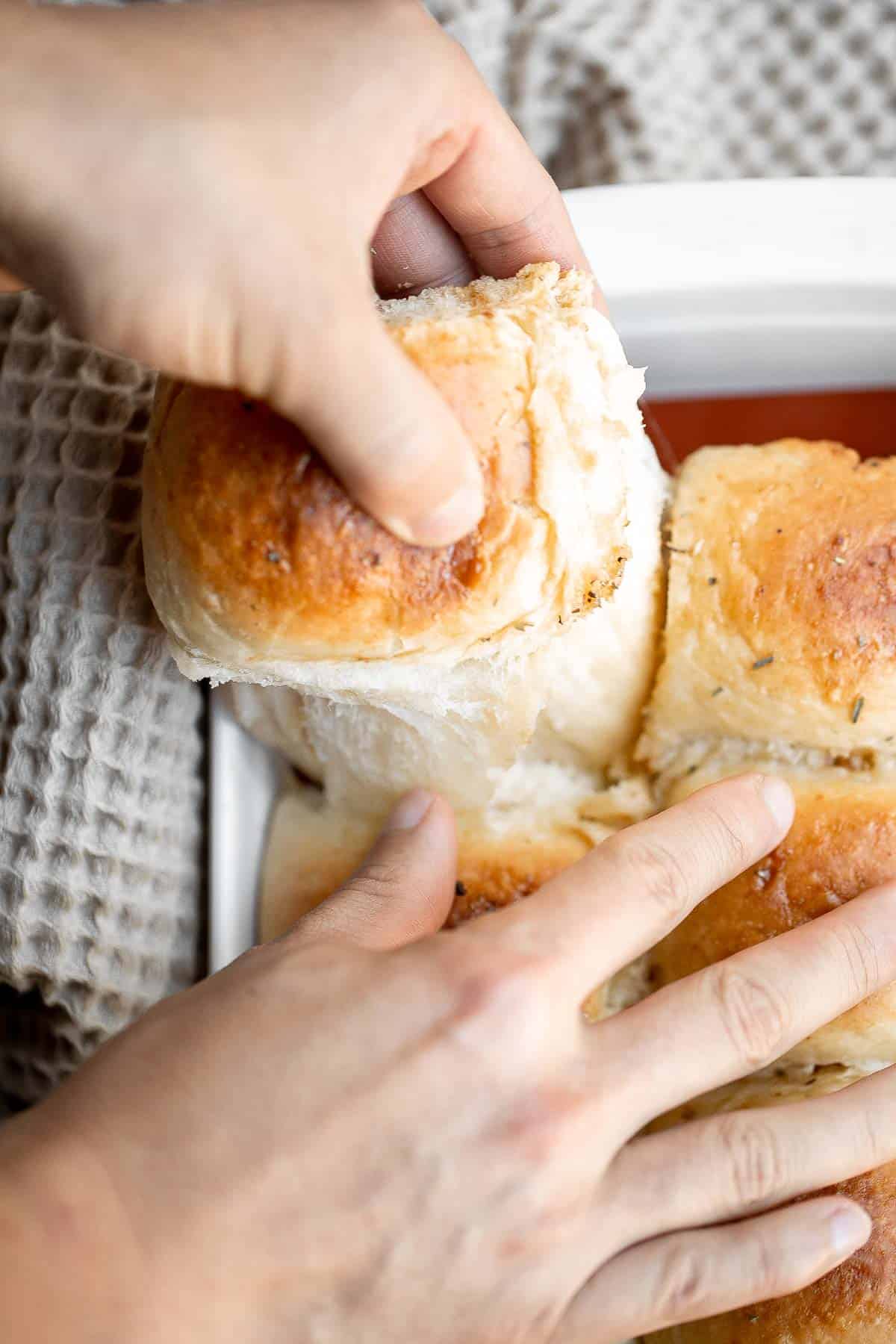 Turkey and Cheese Sliders are quick and easy, made with deli meat and Swiss cheese filled inside soft Hawaiian dinner rolls topped with a buttery sauce. | aheadofthyme.com