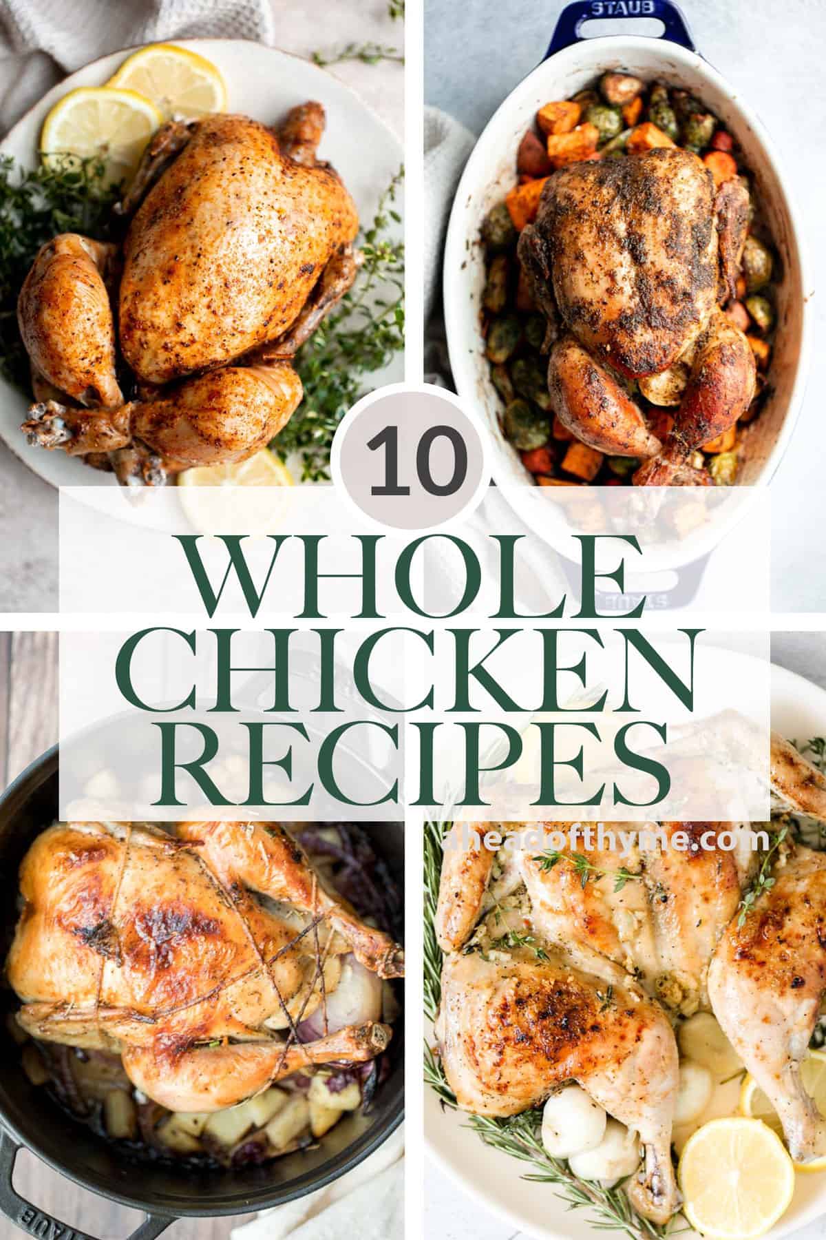10 Whole Chicken Recipes