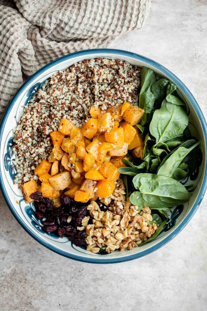 Butternut Squash Quinoa Salad Ahead of Thyme