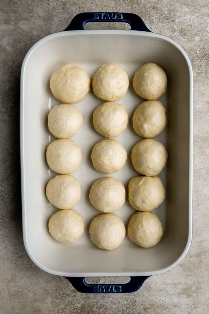 Potato Dinner Rolls are soft, light, and fluffy. These quick and easy dinner rolls are loaded with leftover mashed potatoes and simple pantry staples. | aheadofthyme.com